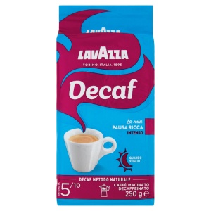 Cafea Macinata Decofeinizata Lavazza Dek Gusto Intenso 250 gr.