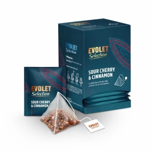 Ceai Evolet Selection Sour Cherry Cinnamon 25 plicuri
