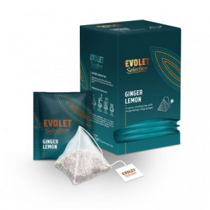 Ceai plic Evolet Selection Ginger lemon 25 plic.