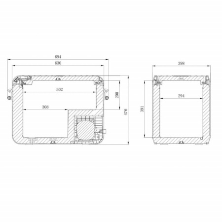 Frigider auto cu compresor, Dometic CFX3 45 12/24/220V, 46 litri - Img 8