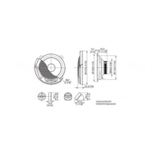 Difuzoare Componente 13CM KENWOOD KFC-E130P 30W RMS - Img 2
