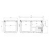 Dometic CFX3 75DZ Frigider auto cu compresor, 12/24/220V, 74 litri - Img 3