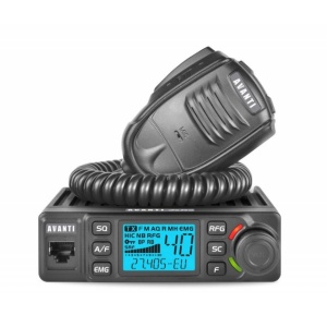 Statie Radio CB Avanti DELTA 4W ,12-24V, ASQ, RF Gain, Roger Beep