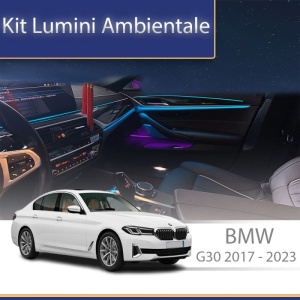 Lumini ambientale BMW Seria 5 (F10) 2012-2017 set complet control telefon sau sistem original - Img 2