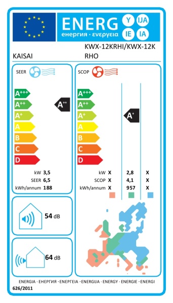 Set aer conditionat Kaisai FLY KWX-12KRHI/KRHO, 12000 BTU,A++/A+, Inverter, alb, Wi-Fi - Img 7