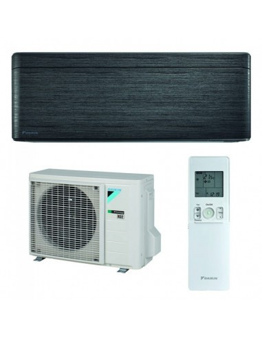 Set unitate interna de perete si unitate externa Stylish negru blackwood 2,5 kW