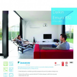 Unitate interna de perete Emura argintiu 5,0 kW