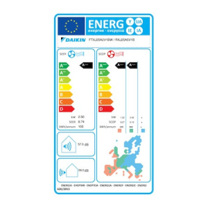 Set unitate interna de perete si unitate externa Emura negru 2,5 kW