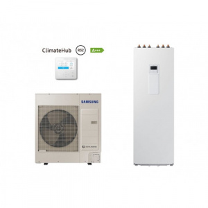 Pompa de caldura Samsung ClimateHub pentru incalzire, racire si apa calda menajera -9kW, rezervor 200L