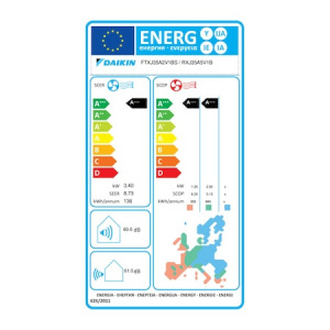 Set unitate interna de perete si unitate externa Emura argintiu 3,5 kW