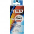 Bec LED E27 230V 15W (1600lm) A60 2700K (lumina calda) 36.000h