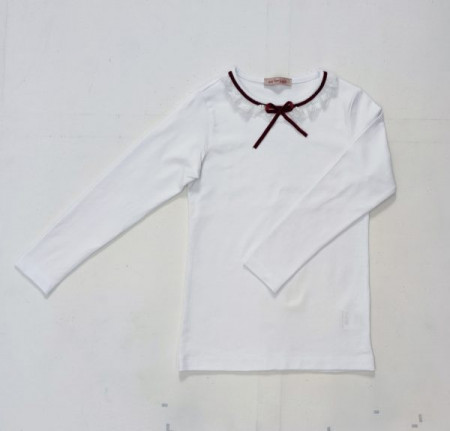 bluza fete scoala dantela