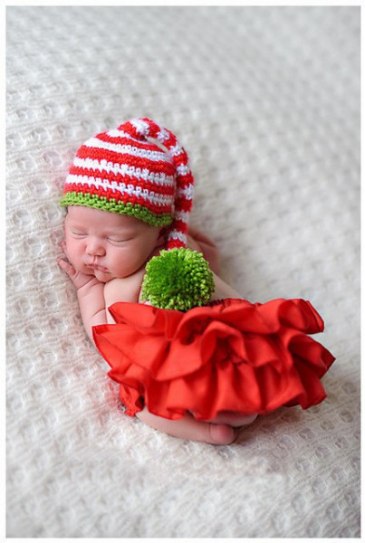 Caciulita tricotata bebelusi Micul Elf