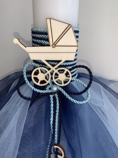 Lumanare botez Blue Babies - Img 2