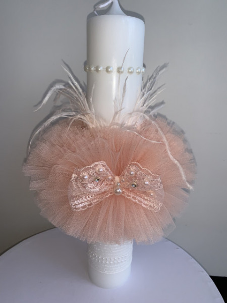 Lumanare botez Coral Dream