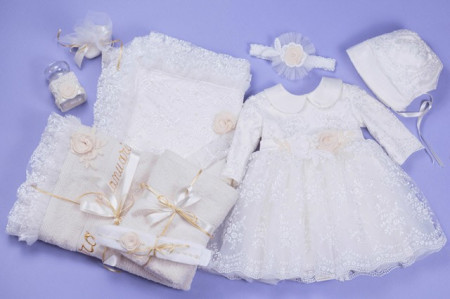 Set botez 3 piese Celeste - Img 10