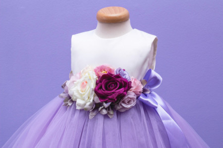 Set botez 3 piese Purple Bouquet - Img 8