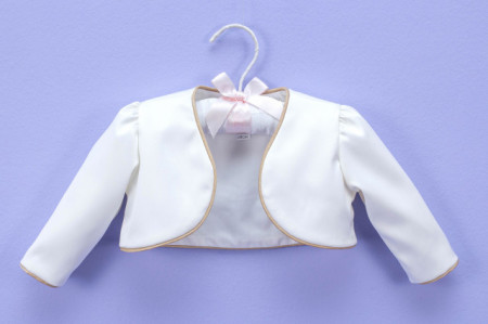 Set botez 4 piese Ivory Bow - Img 6