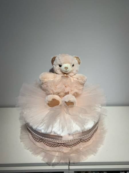 Tort de scutece Glitter bear - Img 3