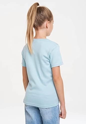 tricou copii fruit of the loom albastru deschis spate