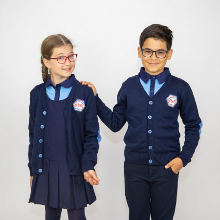 Bluza scoala fete bleumarin