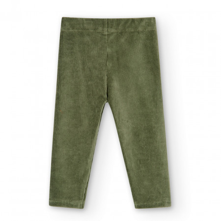Colanti catifea khaki Boboli 427014 - Img 2