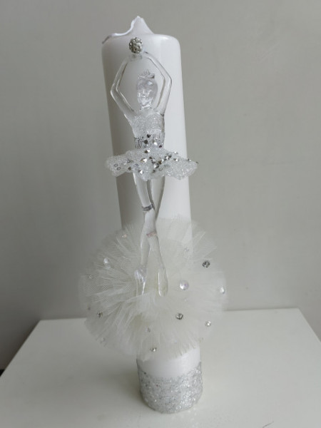 Lumanare de botez Icy Ballerina