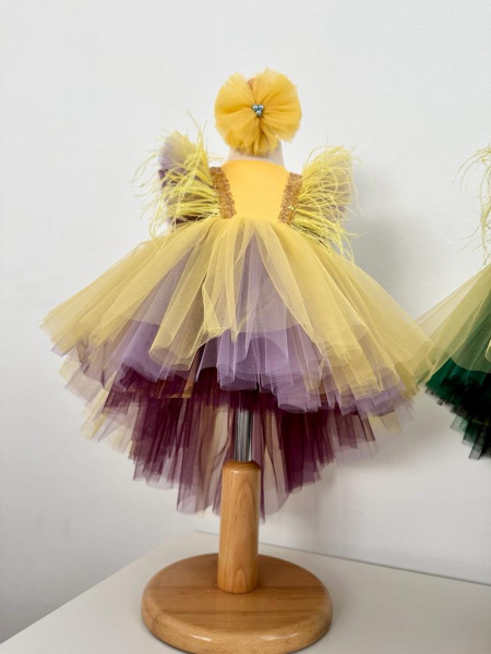 Rochie fete Purple Peacock