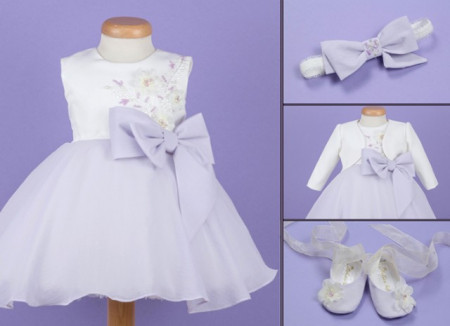 Set botez 4 piese Lavandine