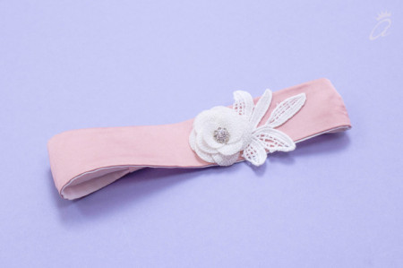 Set botez 4 piese Pinkie Silk - Img 3