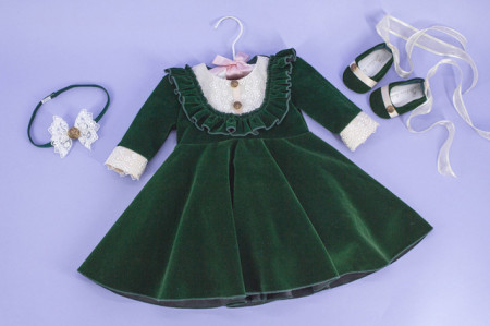 Set botez 3 piese Green beauty