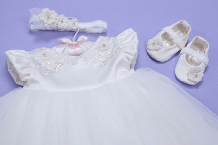 Set botez 3 piese Lace Fields - Img 4