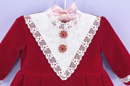 Set botez 3 piese Red Velvet - Img 3