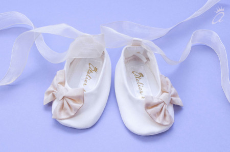 Set botez 4 piese Ivory Bow - Img 8