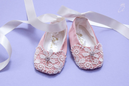 Set botez 4 piese Pinkie Silk - Img 4