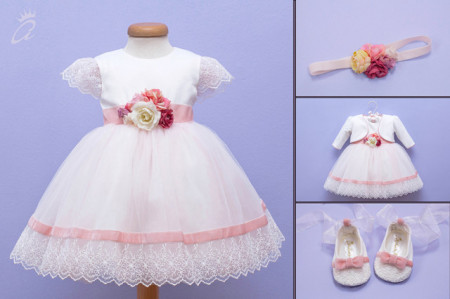 Set botez 4 piese Sweet Flower