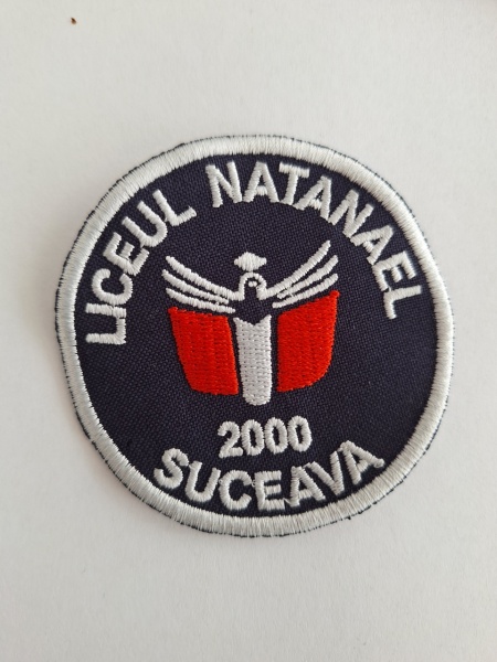 Sigla brodata Liceul Natanael Suceava