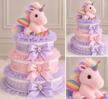 tort-din-scutece-unicorn