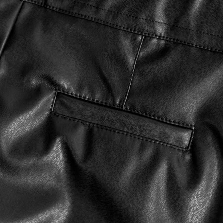 pantaloni scurti piele 727512 buzunar