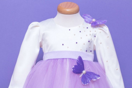 Rochie botez Mauve Fly - Img 2