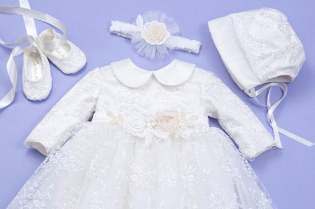 Set botez 3 piese Celeste - Img 4