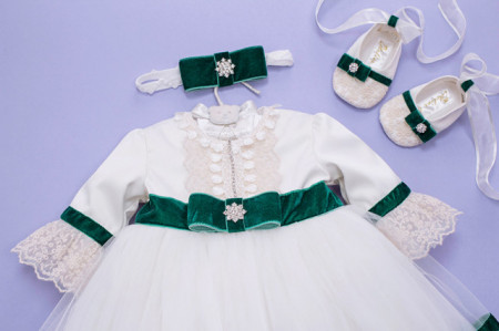 Set botez 3 piese Emerald Queen - Img 2
