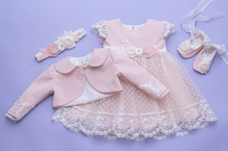 Set botez 4 piese Blushing Beauty - Img 4