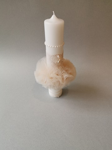 Lumanare de botez Lace Treasure