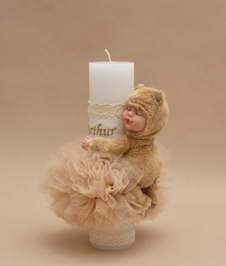 Lumanare de botez Mommy's little bear - Img 5