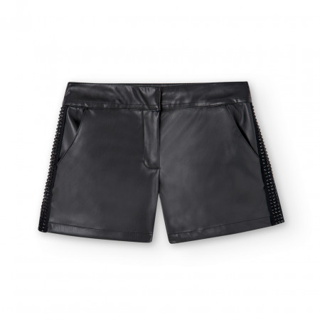 pantaloni scurti piele 727512