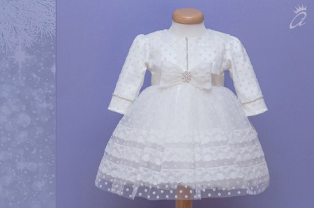Rochie botez Snowfall Kisses