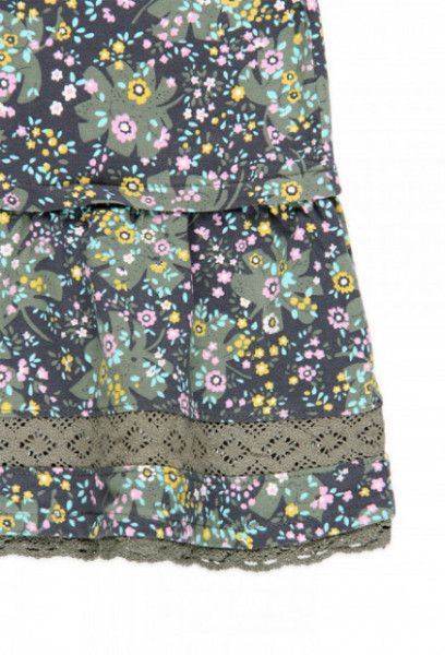 Rochie verde floral Boboli 425023 - Img 2