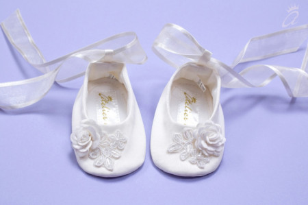 Set botez 3 piese Angel Flower - Img 3
