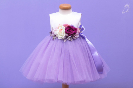 Set botez 3 piese Purple Bouquet - Img 2